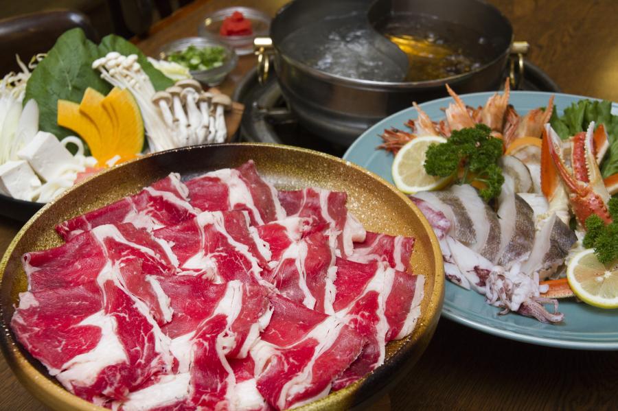 Beef Shabu Shabu with Seafood & Course!