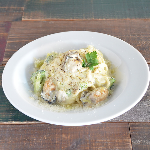 Carbonara with Hiroshima Oysters