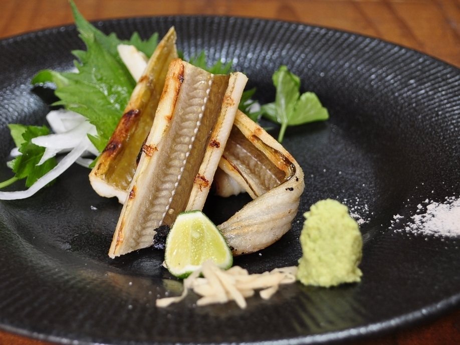 Grilled conger eel