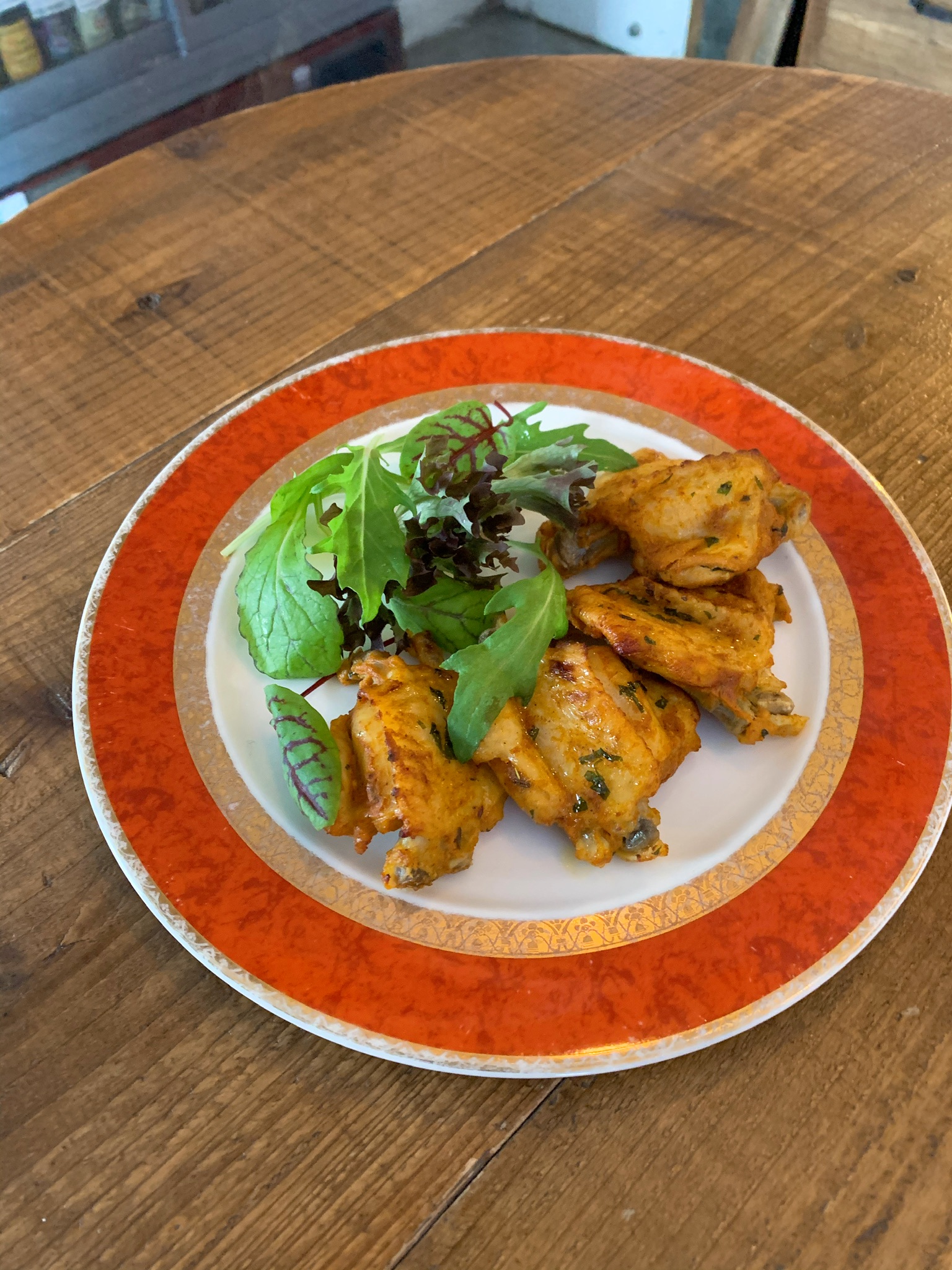 Tandoori chicken wings(4 pieces)