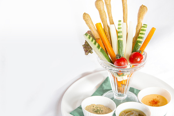 Grissini & Vegetable Sticks