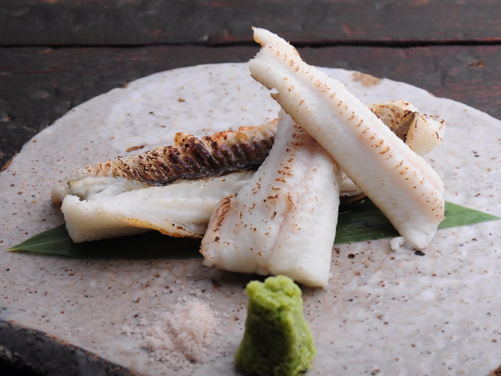 Grilled conger eel