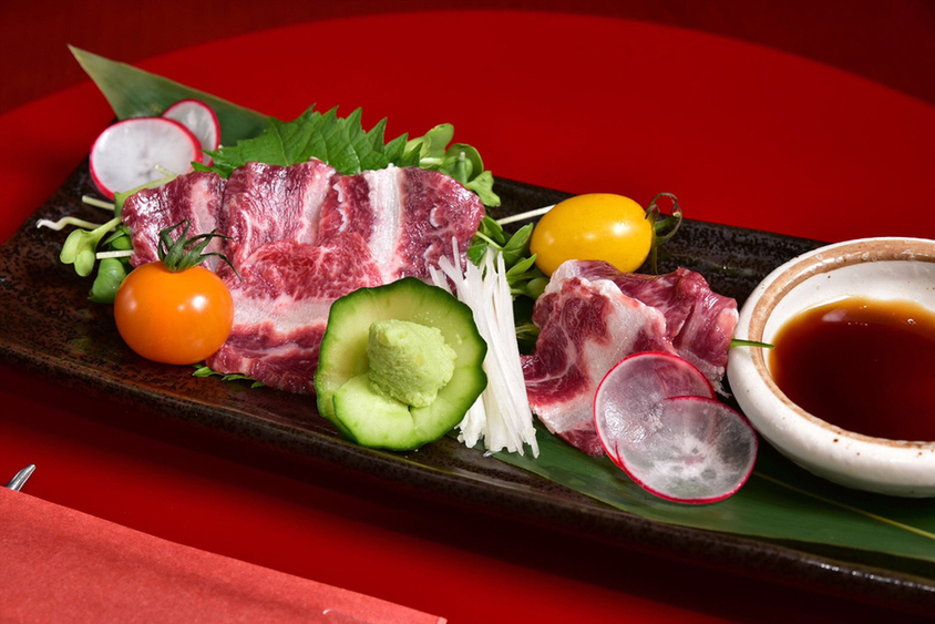 Meat sashimi